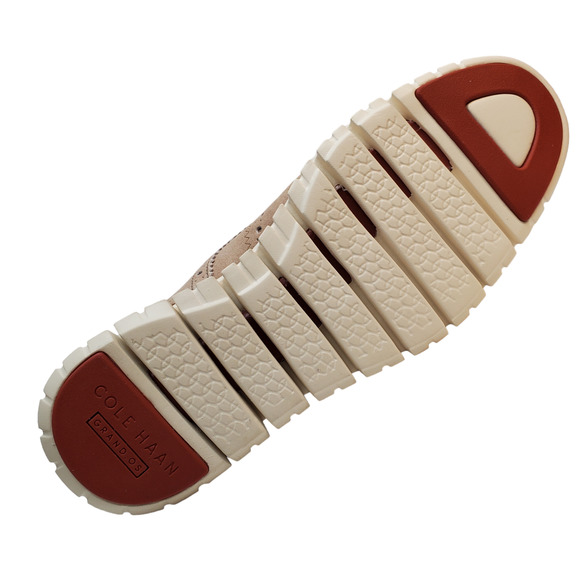 Cole Haan Mens Shoes Zerogrand Leather Wing Tip Brogue Oxfords Warm Stucco - Picture 6 of 7